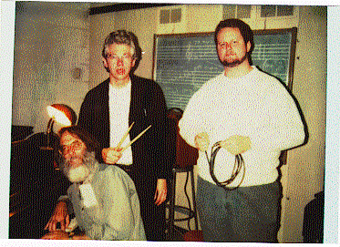 Jim Trost on keyboard, Tom Cox on drums,  Albert Everett on bass